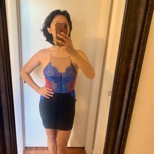 TopShop lace minidress Petite Sz 4